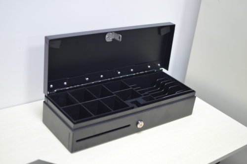 Automatic Flip Top Cash Drawer RJ11 for POS Printer Cash Register